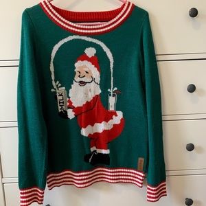 Tipsy elves Santa sweater